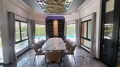 Pool villa for sale or rent Pattaya Land and House Village Soi Map Ta To