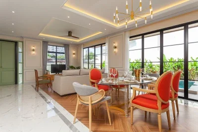 Pool villa for sale or rent Pattaya Land and House Village Soi Map Ta To