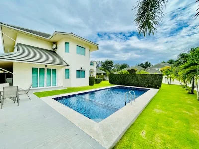 Pool villa for sale or rent Pattaya Land and House Village Soi Map Ta To