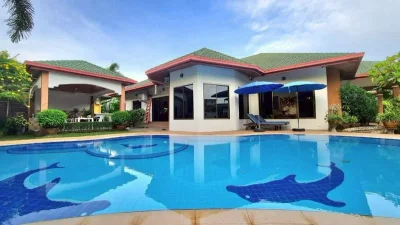 Corner Pool Villa for Rent – SP3 Village, Pattaya