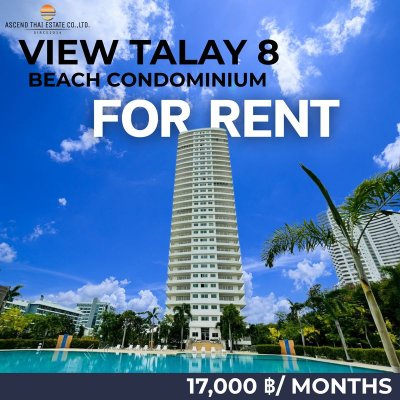 For Rent - View Talay 8 Beach front condominium Jomtien beach/ Pattaya