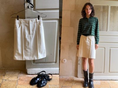 SOMETHING RICOTTA A-LINE SKIRT