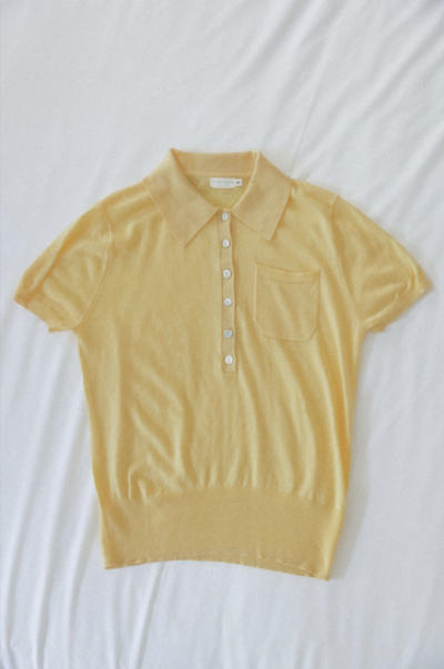 SOMETHING PREPPY POLO KNIT