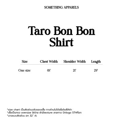 SOMETHING TARO BON BON SHIRT
