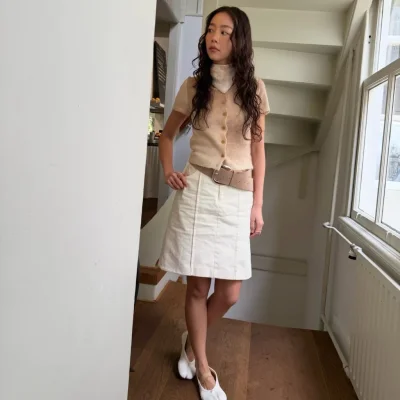 SOMETHING MEDELEINE KNIT TOP