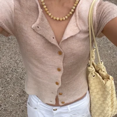 SOMETHING MEDELEINE KNIT TOP