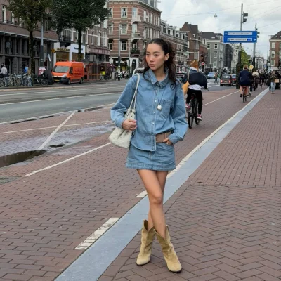 SOMETHING CAMILLE DENIM SET