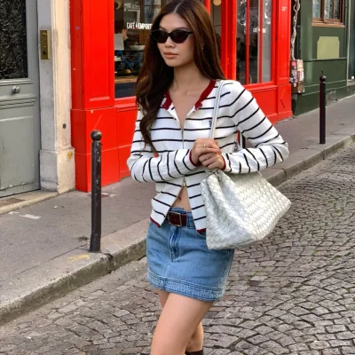 SOMETHING CRANBERRY ZIPPER CARDIGAN