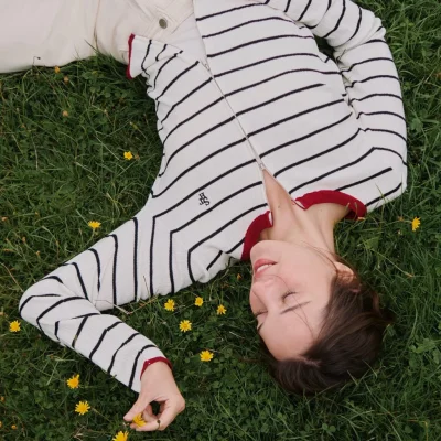 SOMETHING CRANBERRY ZIPPER CARDIGAN