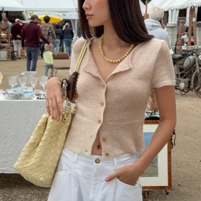 SOMETHING MEDELEINE KNIT TOP