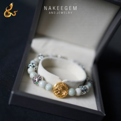 สร้อยข้อมือกำไลมุกแท้ แบรนด์นาคีเจมส์