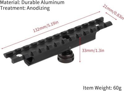รางเสริมติดอุปกรณ์ ขนาด20mm ยาว4cm