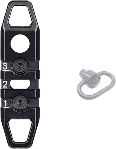 West Lake Keymod Picatinny Rail Sections, 3-Slot 7-Slot 11-Slot, Solid Aluminum Single M-LOK