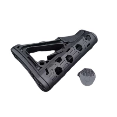 CTR v2 buttstock for gel blaster /airsoft stock upgrade Black color