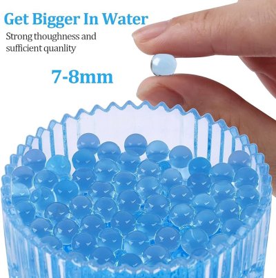 Fresh Gel Blaster Ammo Water Beads Gel Ball 40,000 Pcs 7-8mm, Water Based Gel Balls, Non-Toxic.