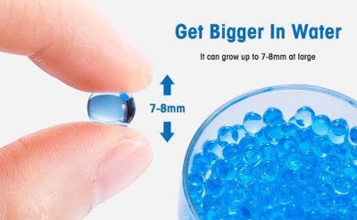 Fresh Gel Blaster Ammo Water Beads Gel Ball 10,000 Pcs 7-8mm, Water Based Gel Balls, Non-Toxic