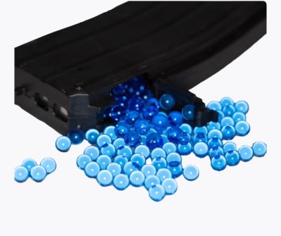 Fresh Gel Blaster Ammo Water Beads Gel Ball 10,000 Pcs 7-8mm, Water Based Gel Balls, Non-Toxic