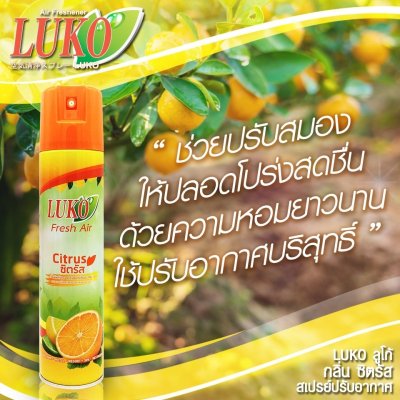 LUKO Fresh Air สเปรย์ปรับอากาศ 300 มล.