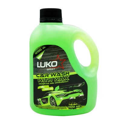 Luko Car Wash and Wax แชมพูล้างรถ ผสมแวกซ์เคลือบเงา 1100 มล.