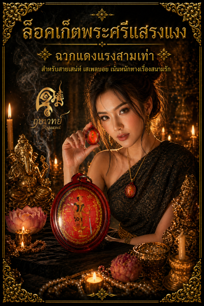 พระศรีแสรงแงง  ฉากแดง เน้นทางเสน่ห์