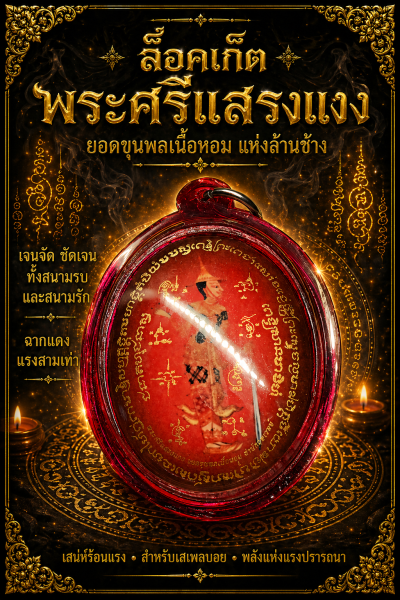 พระศรีแสรงแงง  ฉากแดง เน้นทางเสน่ห์