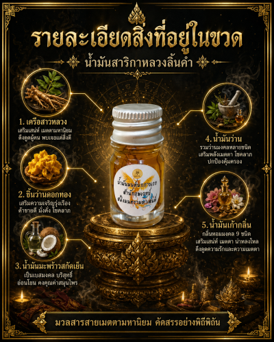 น้ำมันสาริกาหลวงลิ้นคำ