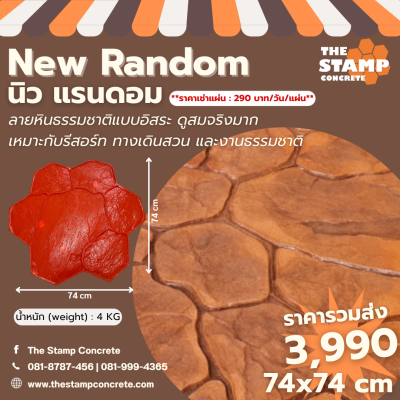 แม่พิมพ์ลาย New Random (นิว แรนดอม)