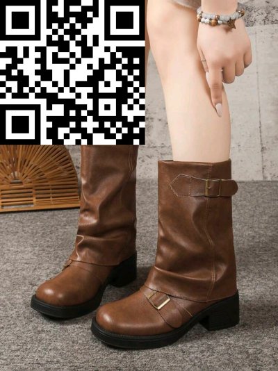 รองเท้าหนัง สีน้ำตาล หนัง สีน้ำตาล