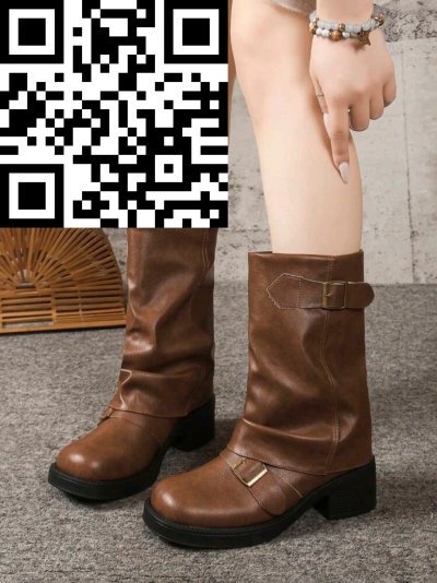 รองเท้าหนัง สีน้ำตาล หนัง สีน้ำตาล