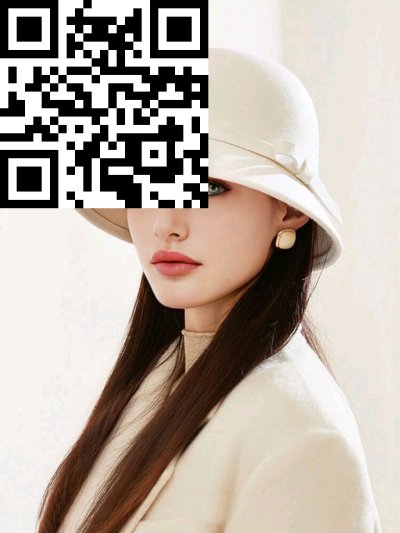 หมวกผ้าคอนตอน สีครีม ขนาด Free Size
