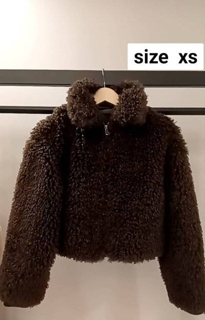 เช่าเสื้อโค้ท Freezy Chic Coat เสื้อโค้ท ZARA ผ้าขนสัตว์ สีน้ำตาล รุ่น 0340CWBWXS