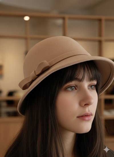 เช่าเสื้อโค้ท Freezy Chic Coat หมวก ผ้าโพลีเอสเตอร์ สีน้ำตาล รุ่น 0342APBWF