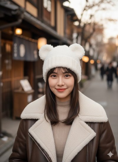 เช่าเสื้อโค้ท Freezy Chic Coat หมวก ไหมพรม สีขาว รุ่น 0346AoWTF