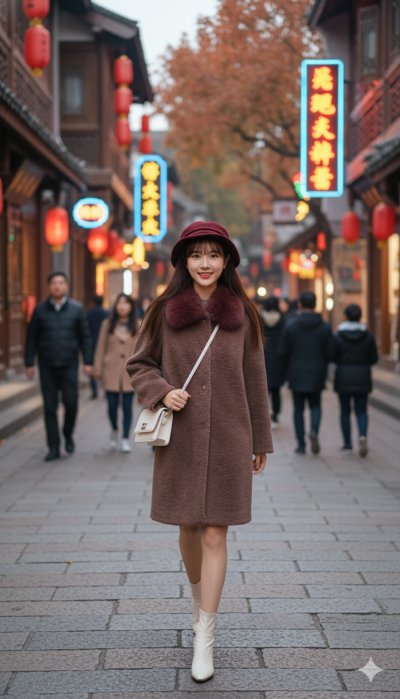 เช่าเสื้อโค้ท Freezy Chic Coat เสื้อโค้ท ผ้าขนแกะ สีม่วง รุ่น 0350LSPPM