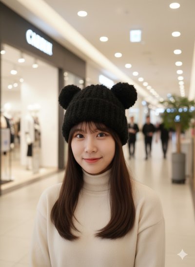 เช่าเสื้อโค้ท Freezy Chic Coat หมวก ไหมพรม สีดำ รุ่น 0359NoBKF