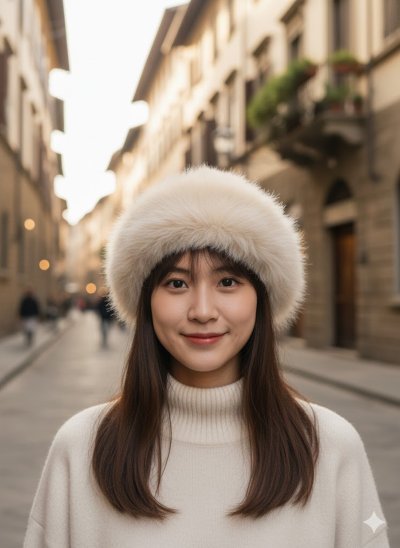 เช่าเสื้อโค้ท Freezy Chic Coat หมวก ผ้าขนสัตว์ สีขาว รุ่น 0366AWWTF