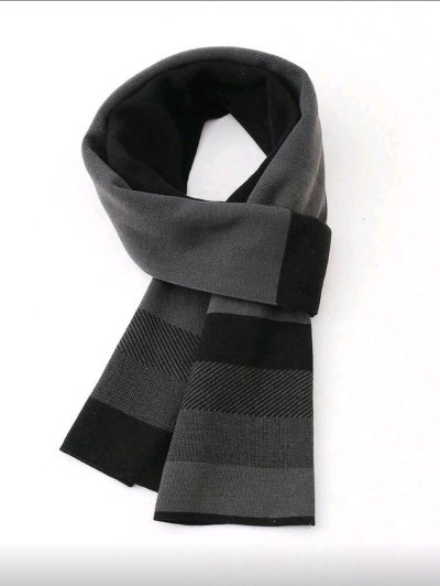 เช่าเสื้อโค้ท Freezy Chic Coat ผ้าพันคอ ไหมพรม สีเทา รุ่น 0384AoGYF