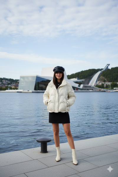 เสื้อโค้ทสั้นขนเป็ด,โพลีนวม สีครีม ขนาด L ขนเป็ด,โพลีนวม สีครีม ขนาด L