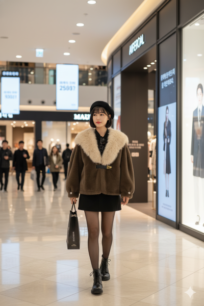 เสื้อโค้ทสั้นผ้าขนสัตว์ สีน้ำตาล ขนาด Free Sizeผ้าขนสัตว์ สีน้ำตาล ขนาด Free Size