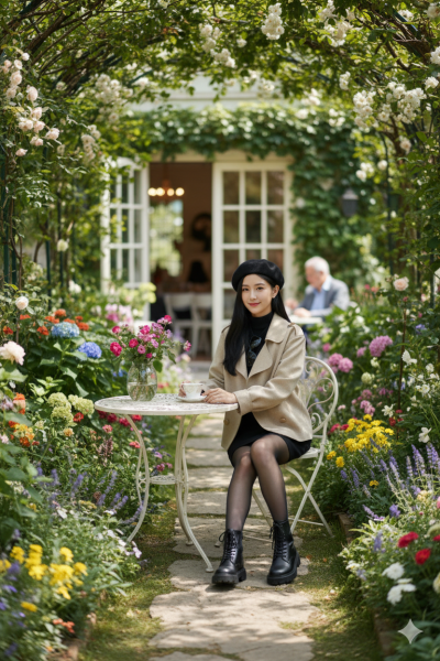 เสื้อโค้ทสั้นผ้าวูล สีครีม ขนาด Free Size ผ้าวูล สีครีม ขนาด Free Size