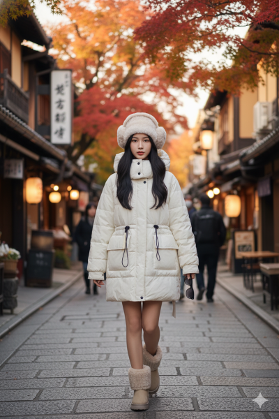 เสื้อโค้ทสั้นขนเป็ด,โพลีนวม สีขาวขนเป็ด,โพลีนวม สีขาว