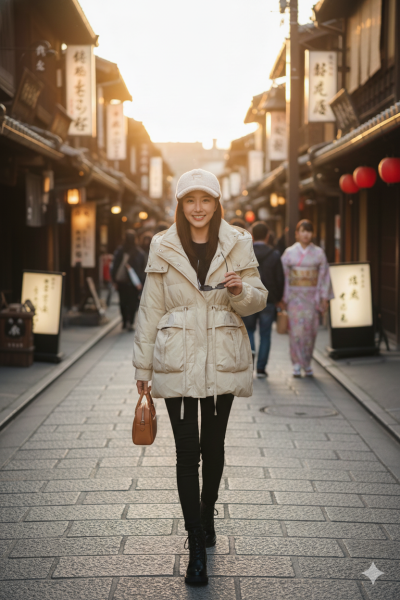 เสื้อโค้ทสั้นขนเป็ด,โพลีนวม สีเขียว ขนาด Mขนเป็ด,โพลีนวม สีเขียว ขนาด M