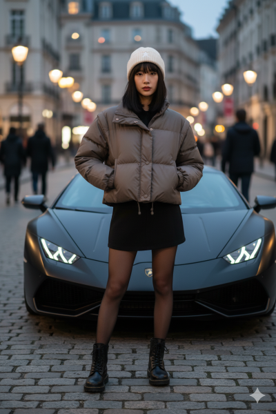 เสื้อโค้ทสั้นขนเป็ด,โพลีนวม สีเทา ขนเป็ด,โพลีนวม สีเทา