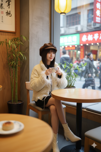 เสื้อโค้ทสั้นผ้าคอนตอน สีครีม ขนาด Mผ้าคอนตอน สีครีม ขนาด M