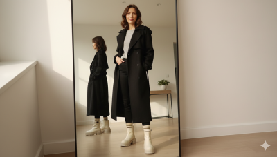 รองเท้าหนัง สีครีมหนัง สีครีม