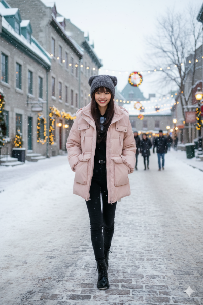 เสื้อโค้ทสั้นขนเป็ด,โพลีนวม สีชมพู ขนาด Lขนเป็ด,โพลีนวม สีชมพู ขนาด L