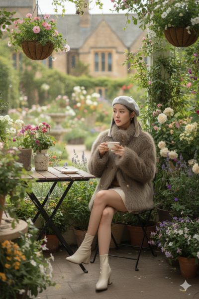 เสื้อโค้ทสั้นผ้าขนสัตว์ สีน้ำตาล ขนาด Free Size ผ้าขนสัตว์ สีน้ำตาล ขนาด Free Size