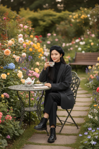 เสื้อโค้ทสั้นผ้าวูล สีดำ ขนาด S ผ้าวูล สีดำ ขนาด S