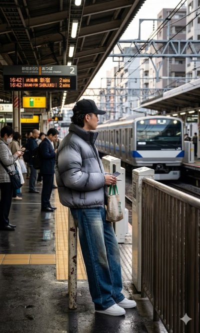 เสื้อแจ็คเก็ตชาย ขนเป็ด,โพลีนวม สีเทา ขนาด Free Size