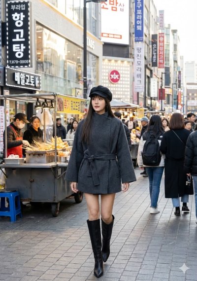 เสื้อโค้ทสั้น ผ้าวูล สีเทา ขนาด M ผ้าวูล สีเทา ขนาด M